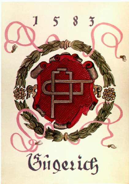 Das Wappen der Familie Gigerich von 1583